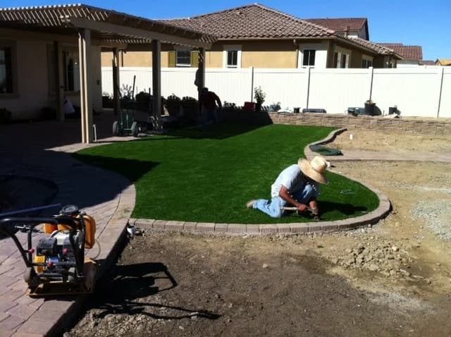 Lawn installation